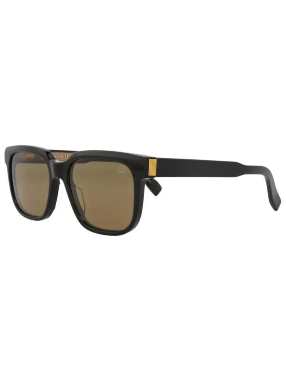 New Dunhill Unisex Square/Rectangle Black Black Brown Fashion Designer Sunglasse